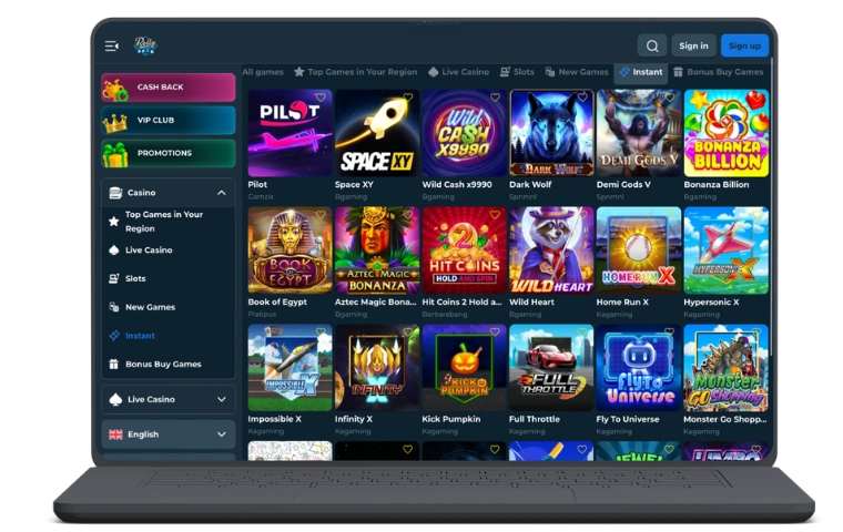 RollySpin se connecter